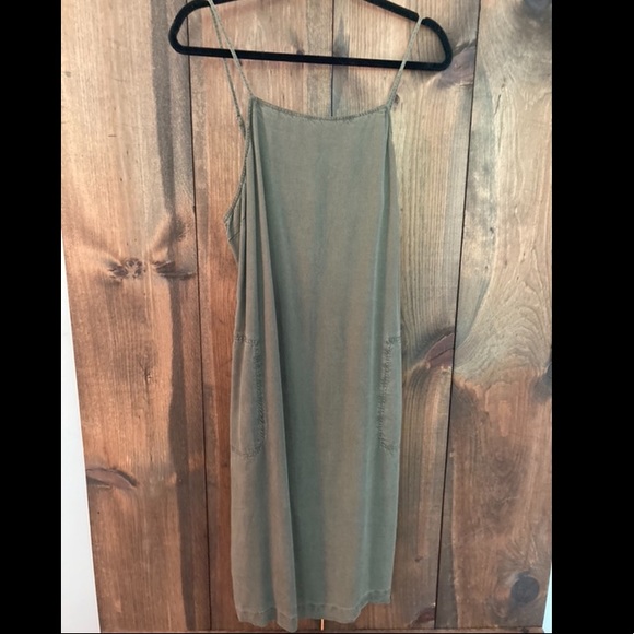 NWT Superdry Tencel Racer Olive Green Dress - 90s - Picture 4 of 6
